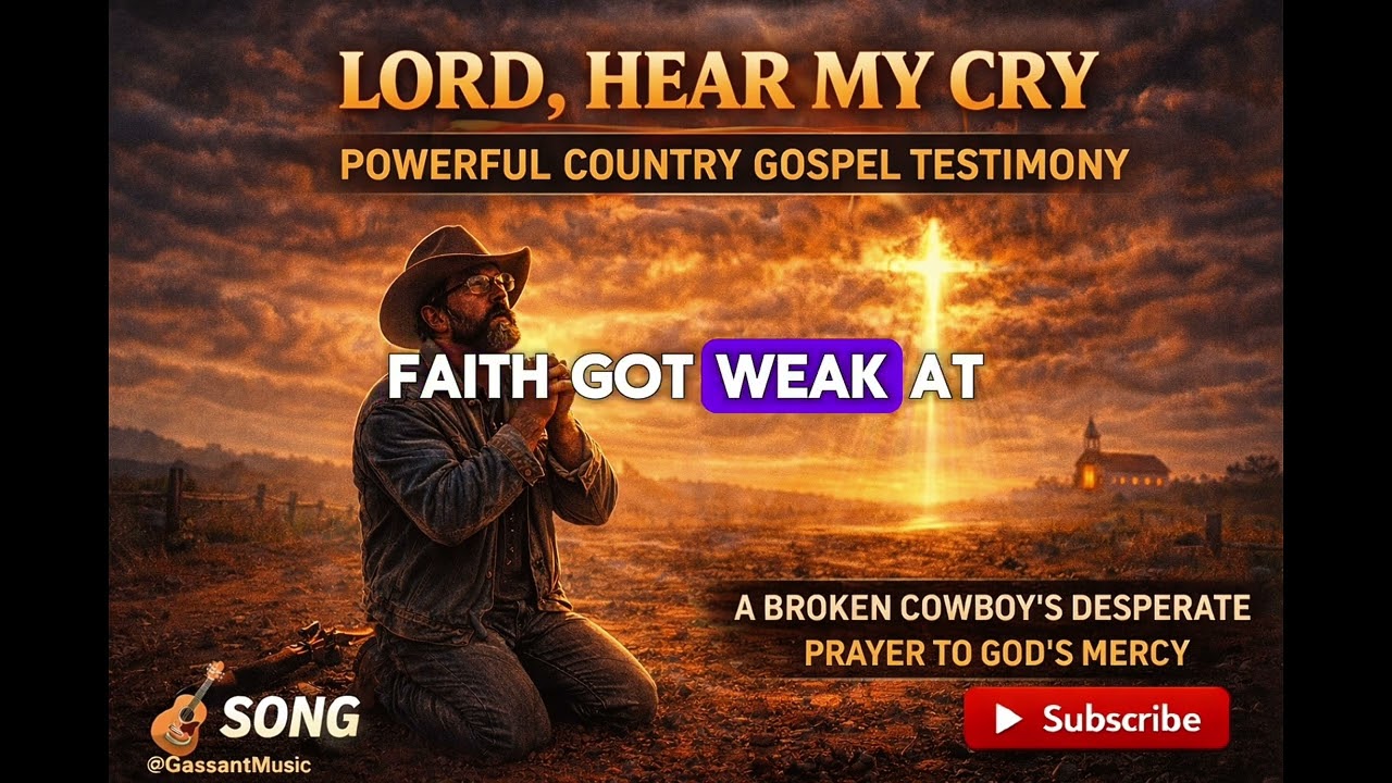 LORD, HEAR MY CRY 🙏🎸 | Powerful Country Gospel Blues Prayer.