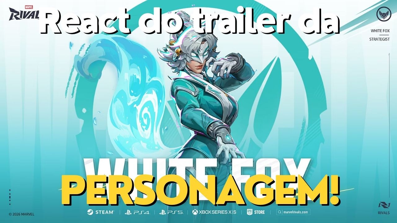 WHITE FOX CHEGOU em Marvel Rivals | React ao Trailer Oficial