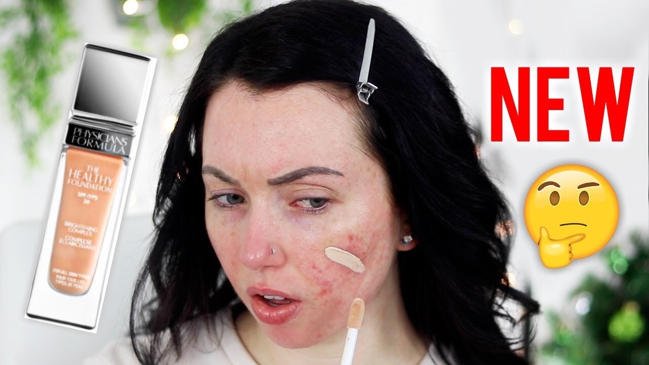 NEW! PHYSICIAN'S FORMULA HEALTHY FOUNDATION {First Impression Review & Demo!} Fair/Dry Skin