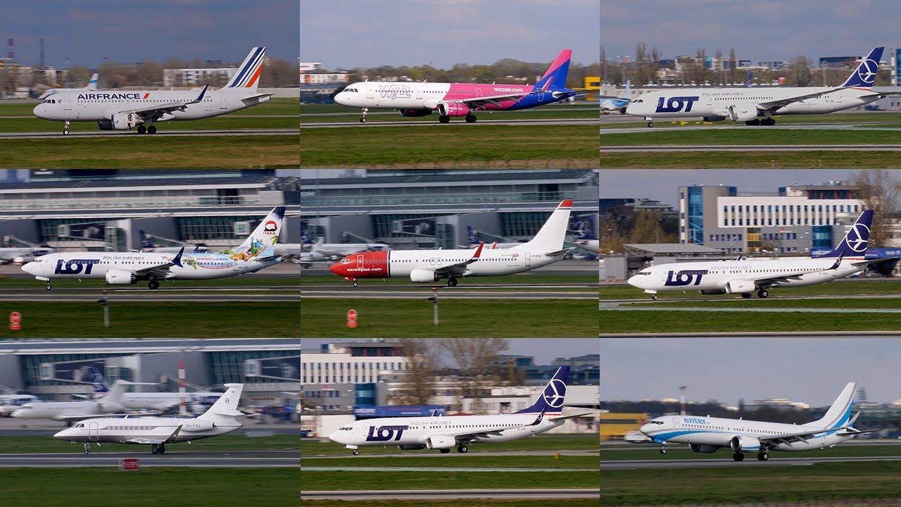 Plane Spotting Warsaw Chopin Airport (WAW) ✈️ Arrivals & Departures 4K | EP.13
