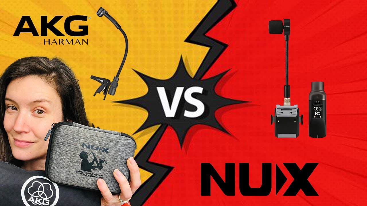 ЛУЧШИЙ БЕСПРОВОДНОЙ МИКРОФОН ДЛЯ САКСОФОННОГО САХАРА NUX B6 ПРОТИВ AKG WMS45