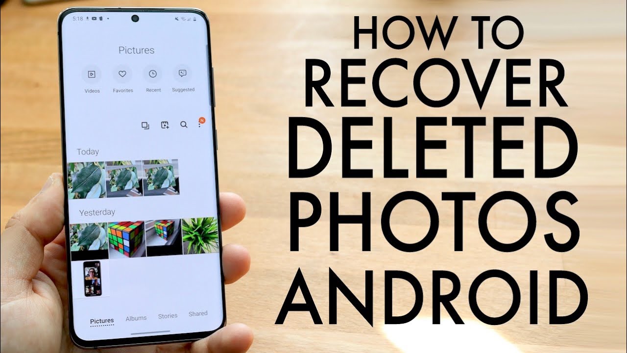 How To Recover Deleted Photos From ANY Android! (2020)