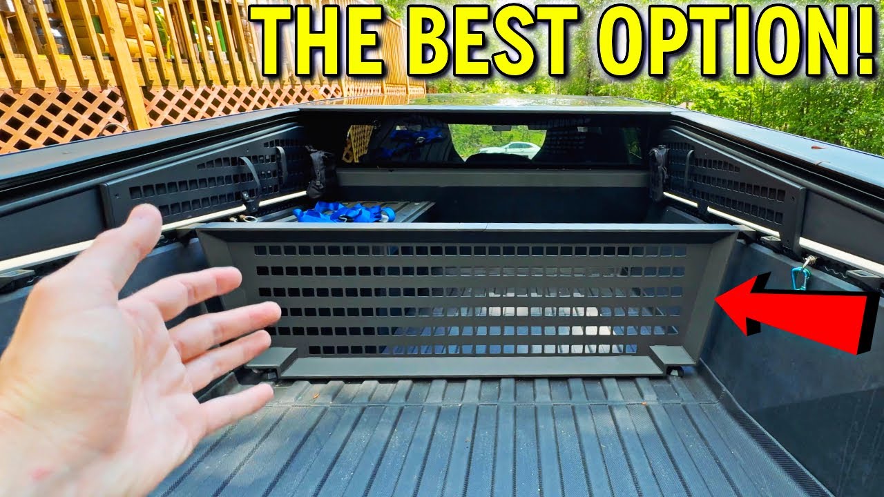 Do NOT Buy The OEM Tesla Cybertruck Vault Cargo Divider...Buy THIS Instead