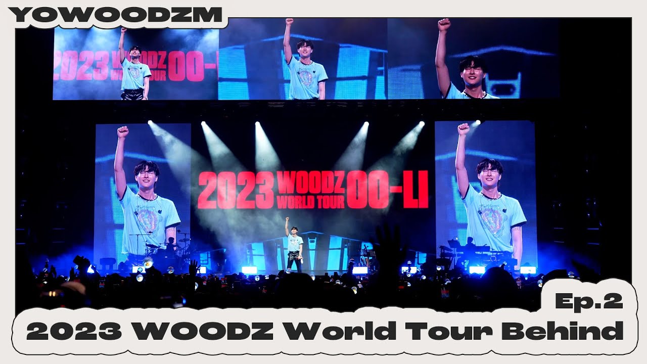 [YOWOODZM] 'OO-LI' 너무 행복해서 웃음이 나!☘ | 2023 WOODZ World Tour Behind Ep.2
