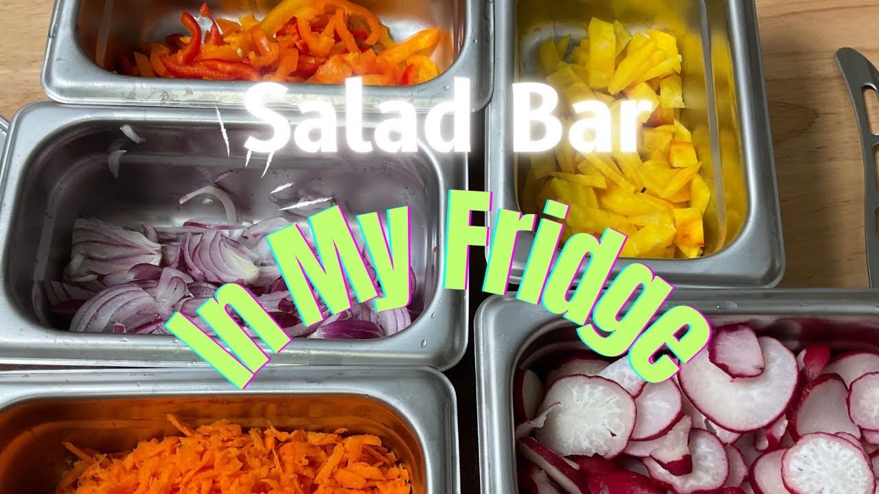 Salad Bar in My Fridge | Brooke Brimm Vegan Soul Foodie