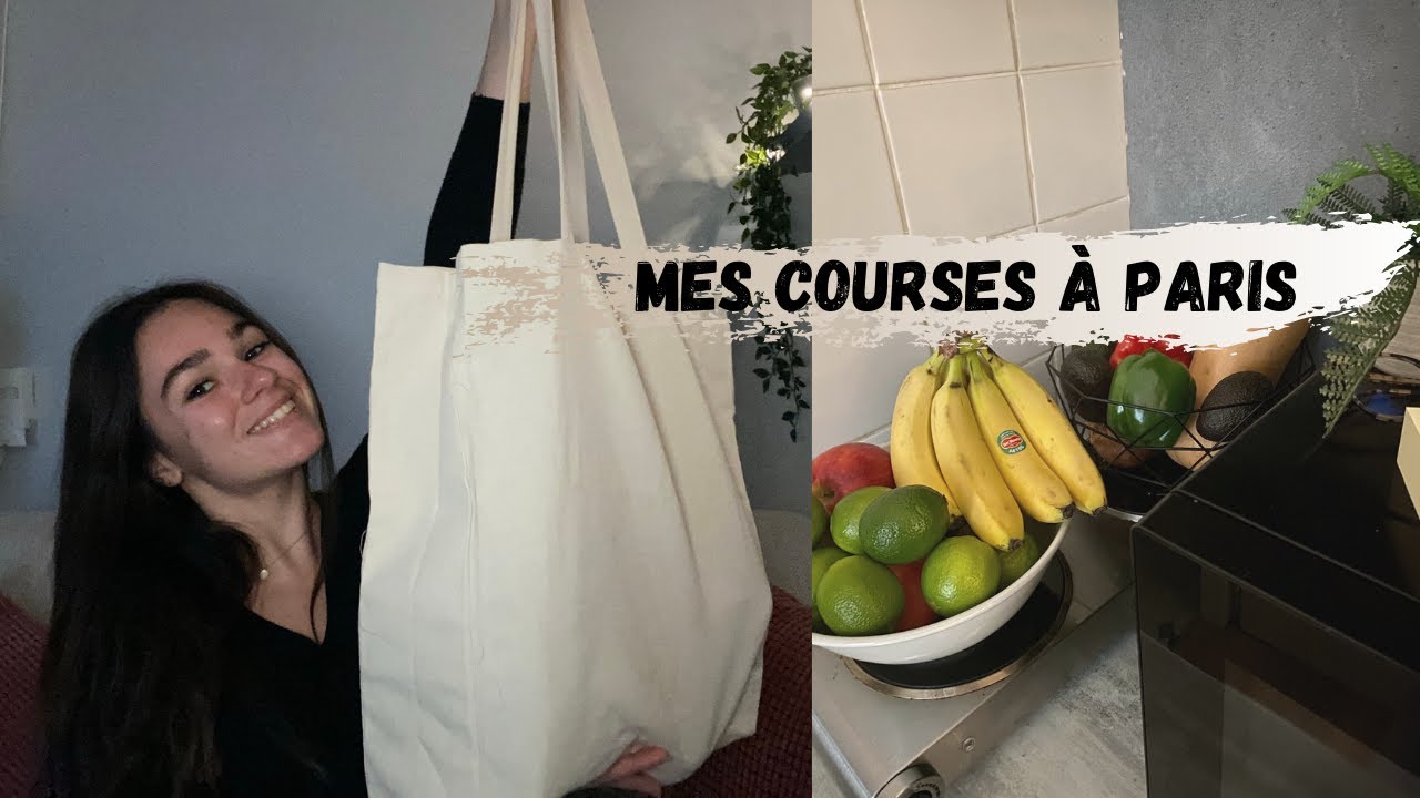 RETOUR DE COURSES | étudiante et végétarienne