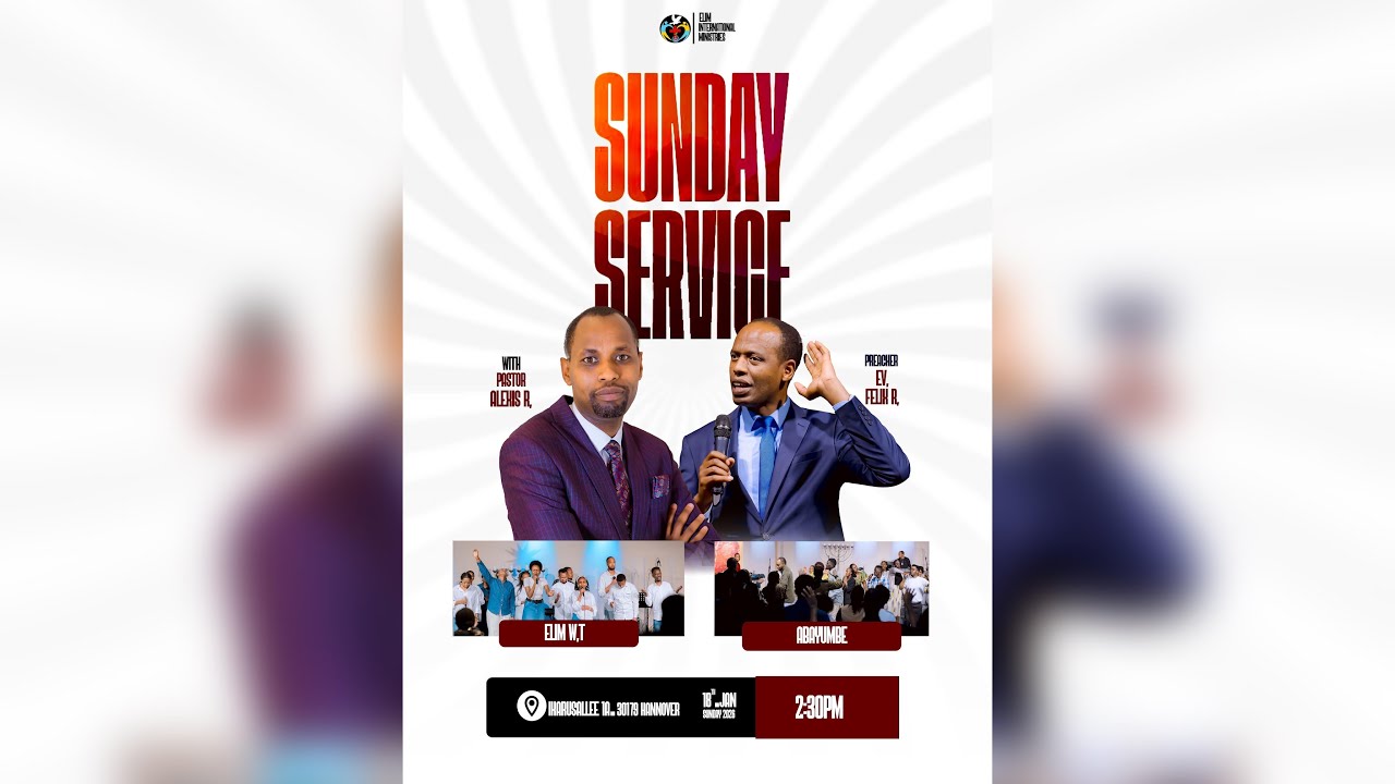 SUNDAY SERVICE 18.01.2026/ with Ev.Felix, Elim Worship Team & Abayumbe