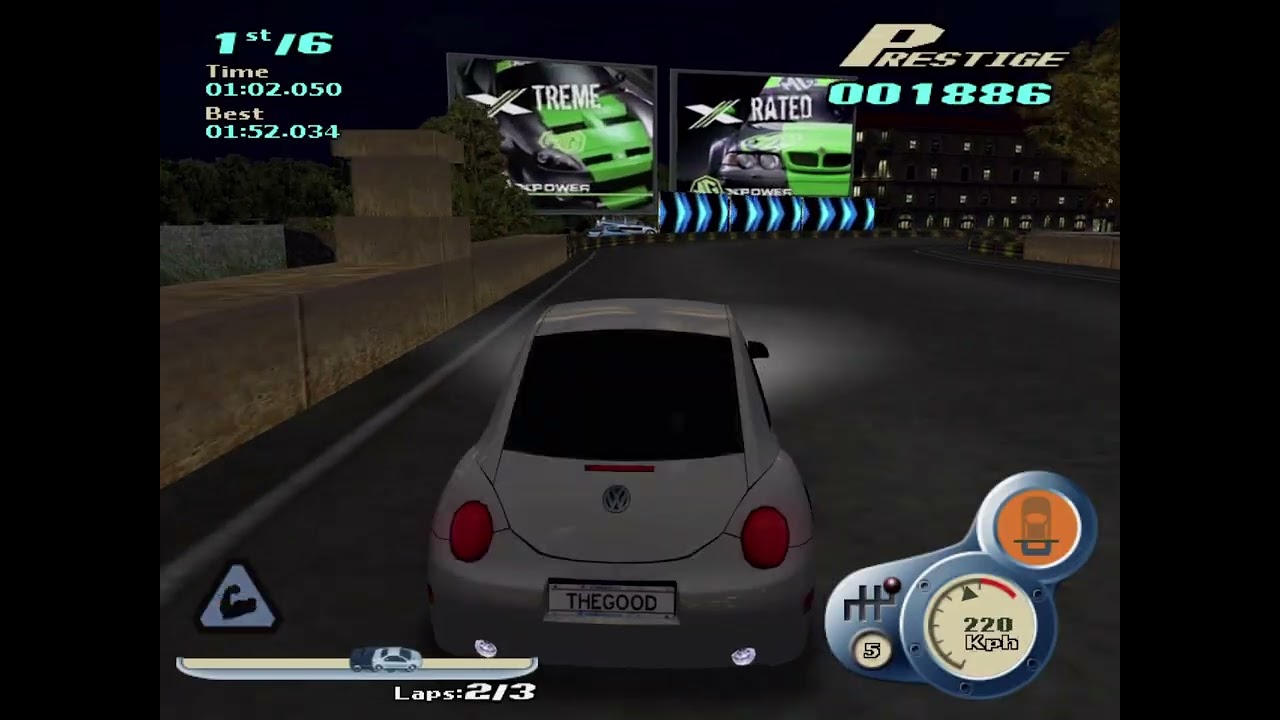 Downtown Run (PS2) start