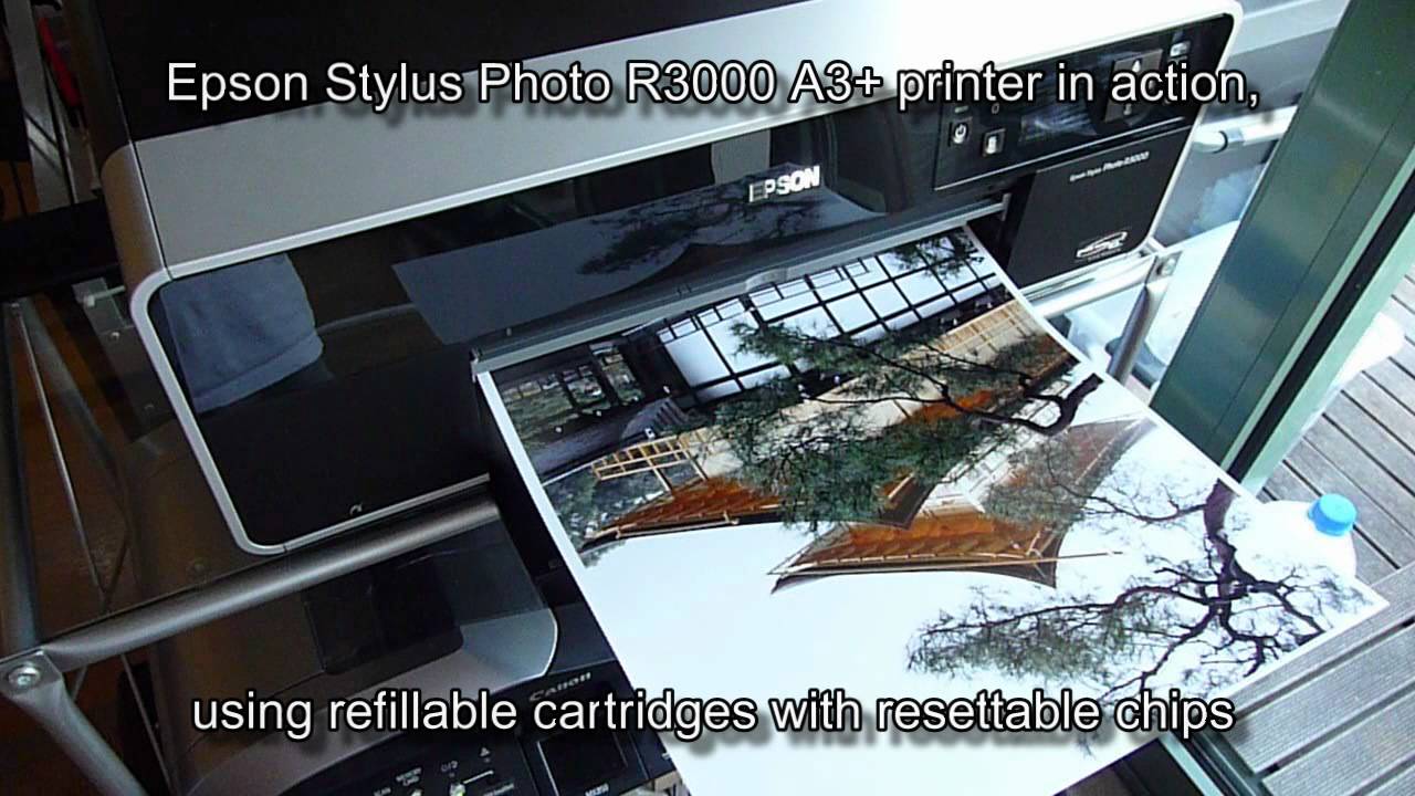 Epson R3000 using refillable cartridges
