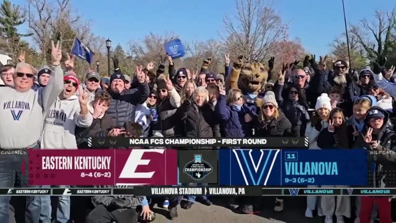 2024 NCAA FCS Championship First Round - Eastern Kentucky vs Villanova