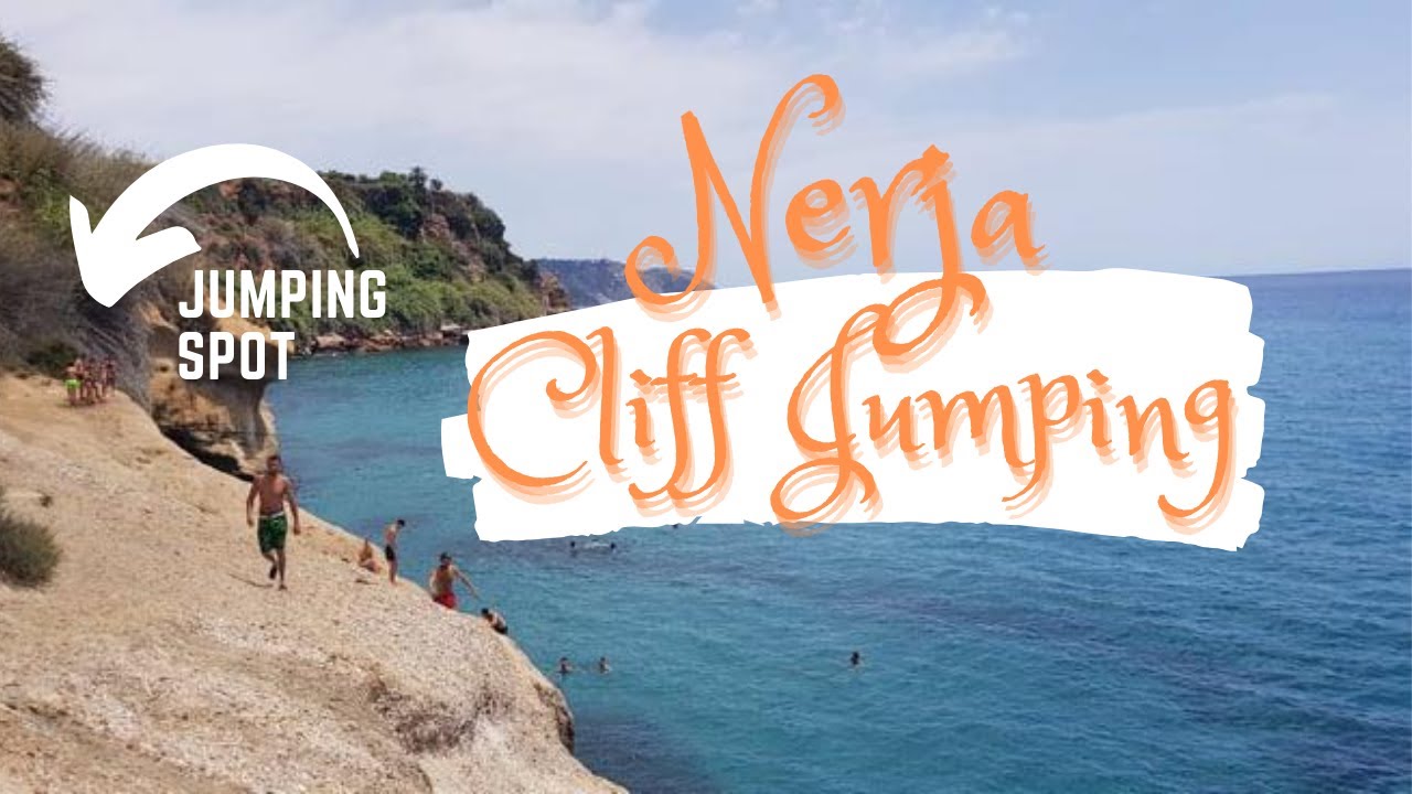 CLIFF JUMPING SPOT IN NERJA, SPAIN