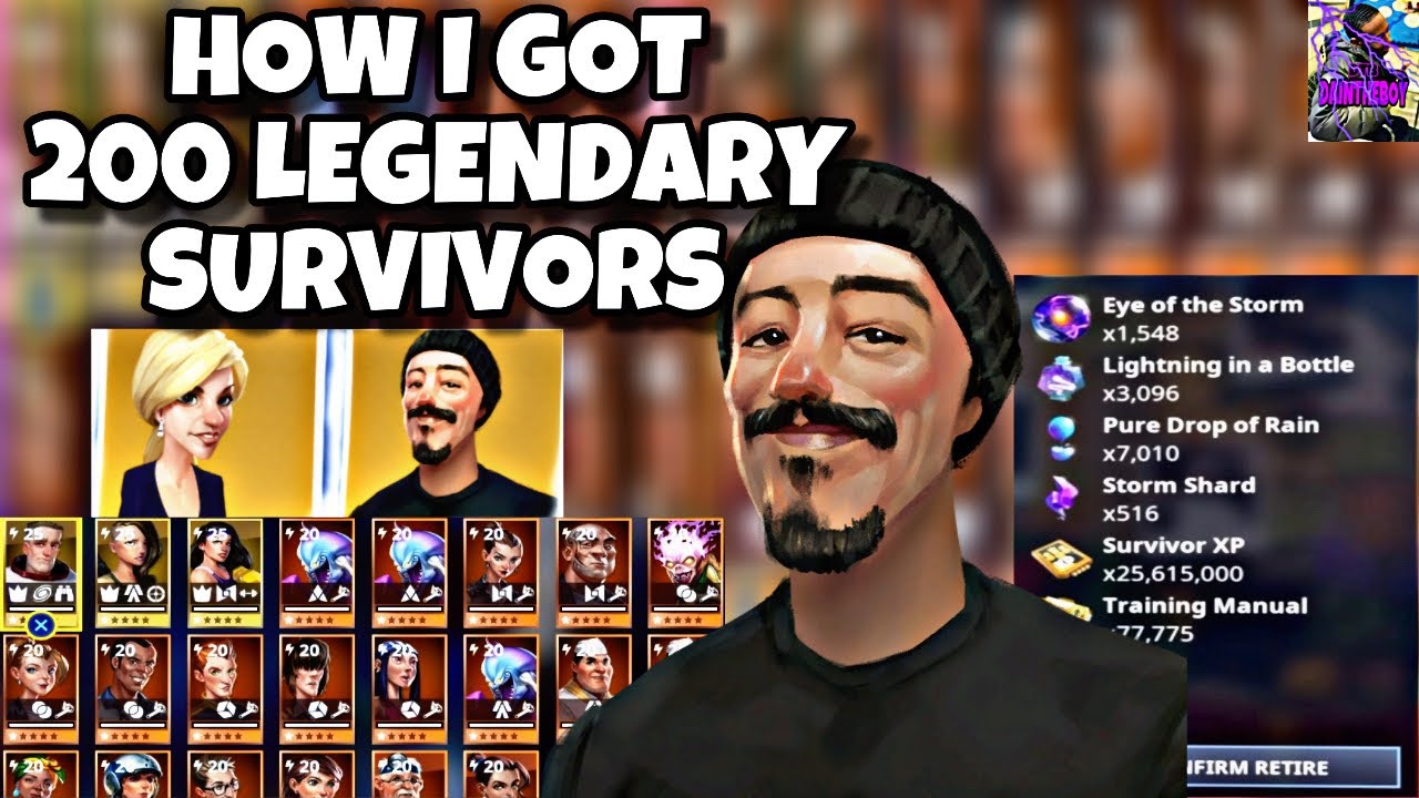 HOW TO GET TONS OF LEGENDARY SURVIVORS| MY 200 COLLECTION| FORTNITE SAVE THE WORLD