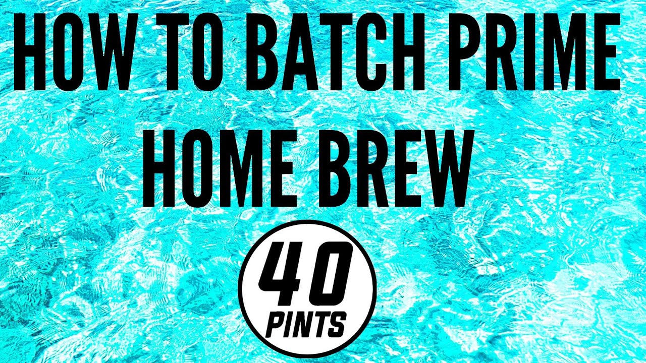 How to batch prime your homebrew
