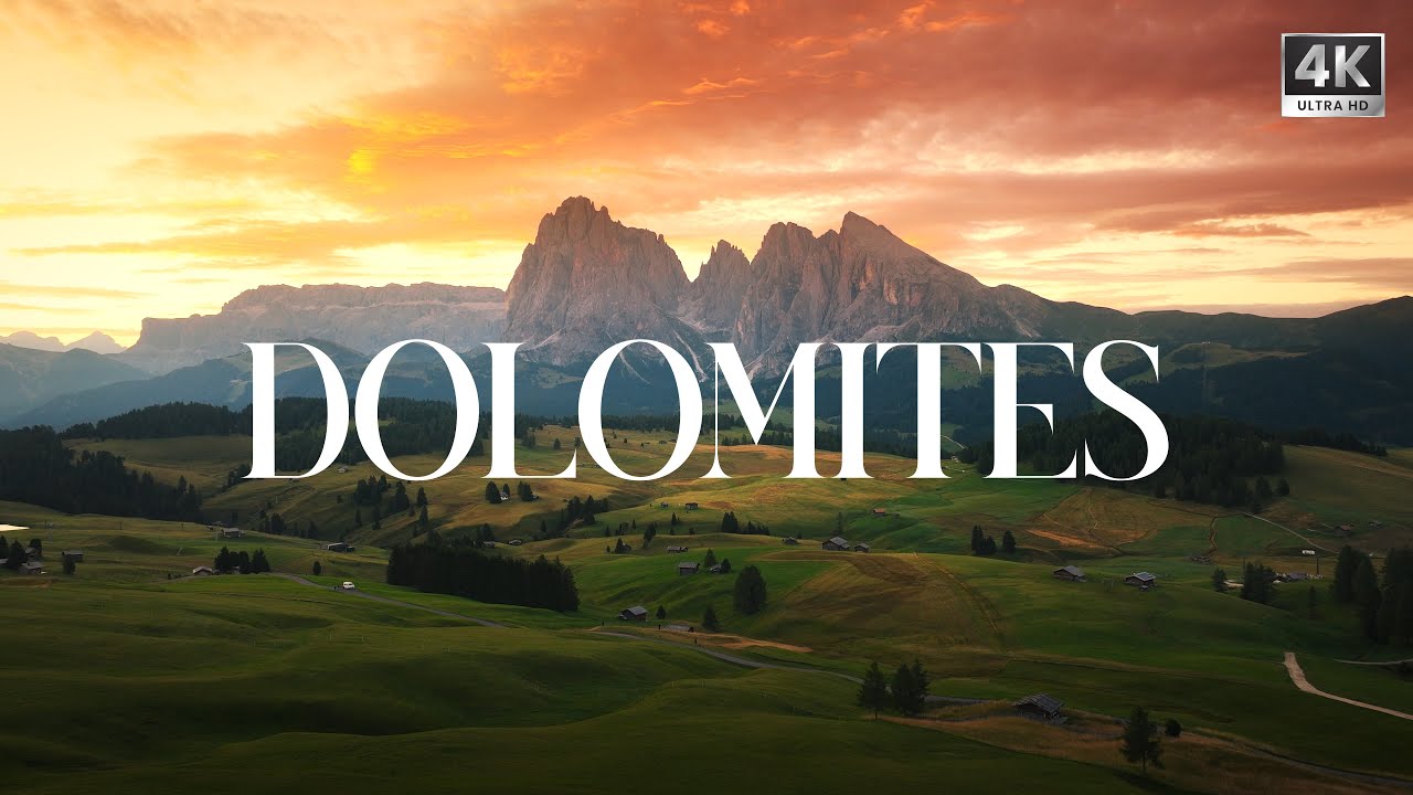 Breathtaking HDR 4K Journey Through the Dolomites - 4K REAL HDR