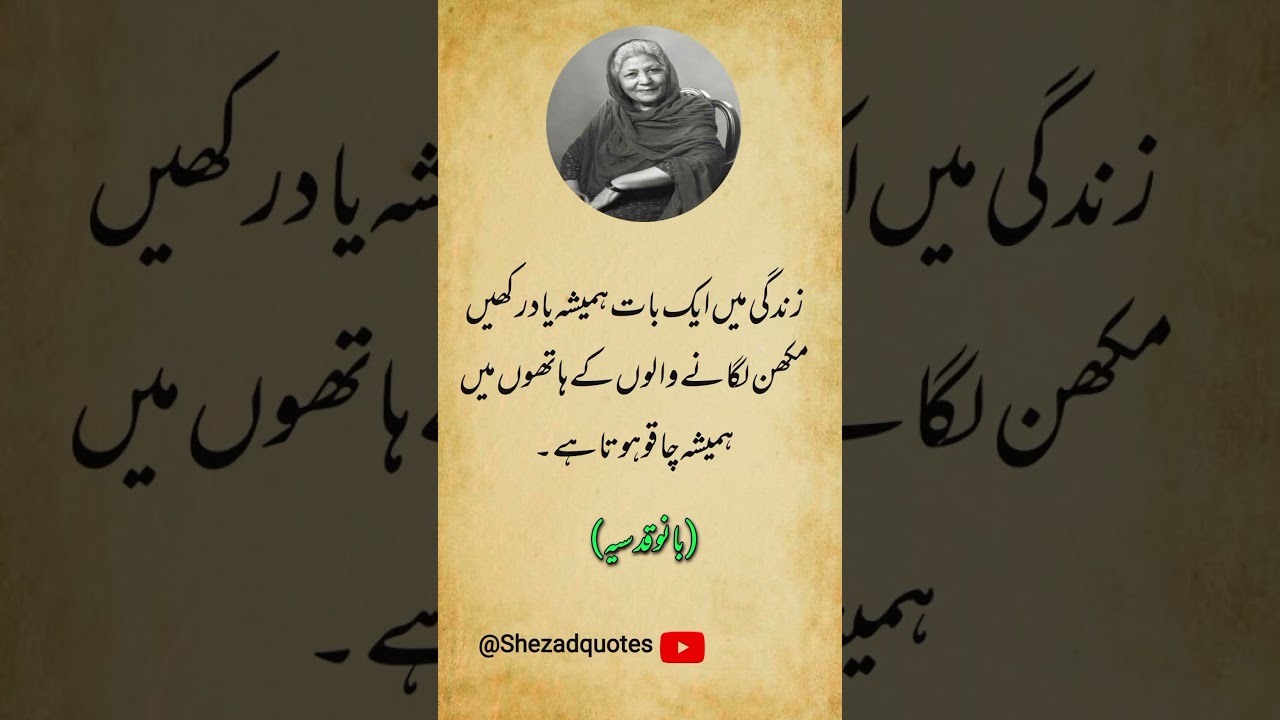 Bano qudsia motivational quotes in urdu|Dhoke baz log|