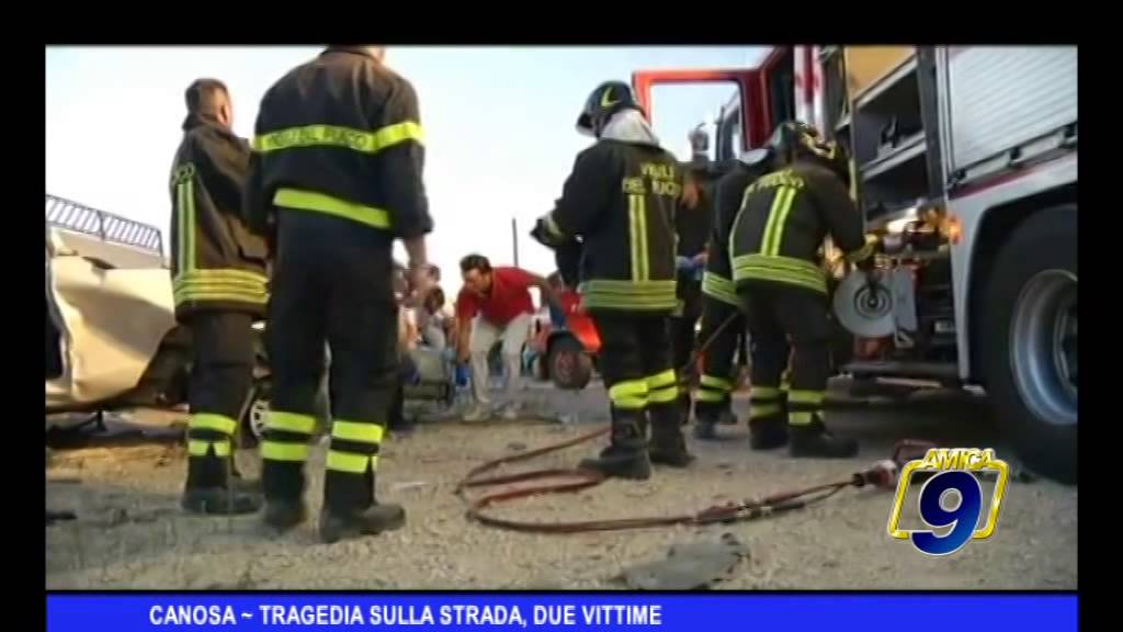 CANOSA DI PUGLIA | Tragedia sulla strada, due giovani vittime