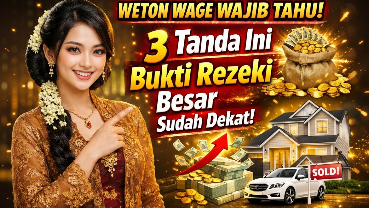 WETON WAGE WAJIB TAHU! 3 Tanda Ini Bukti Rezeki Besar Sudah Dekat!