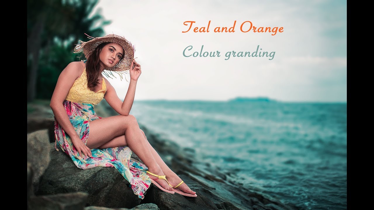 Teal and Orange colour grading  | Photoshop | Park Photography
