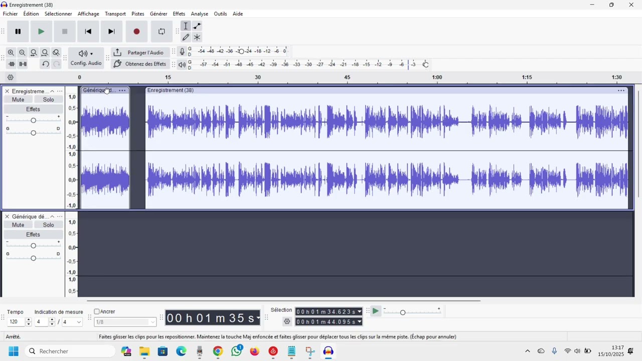 Tuto Audacity pour PLM