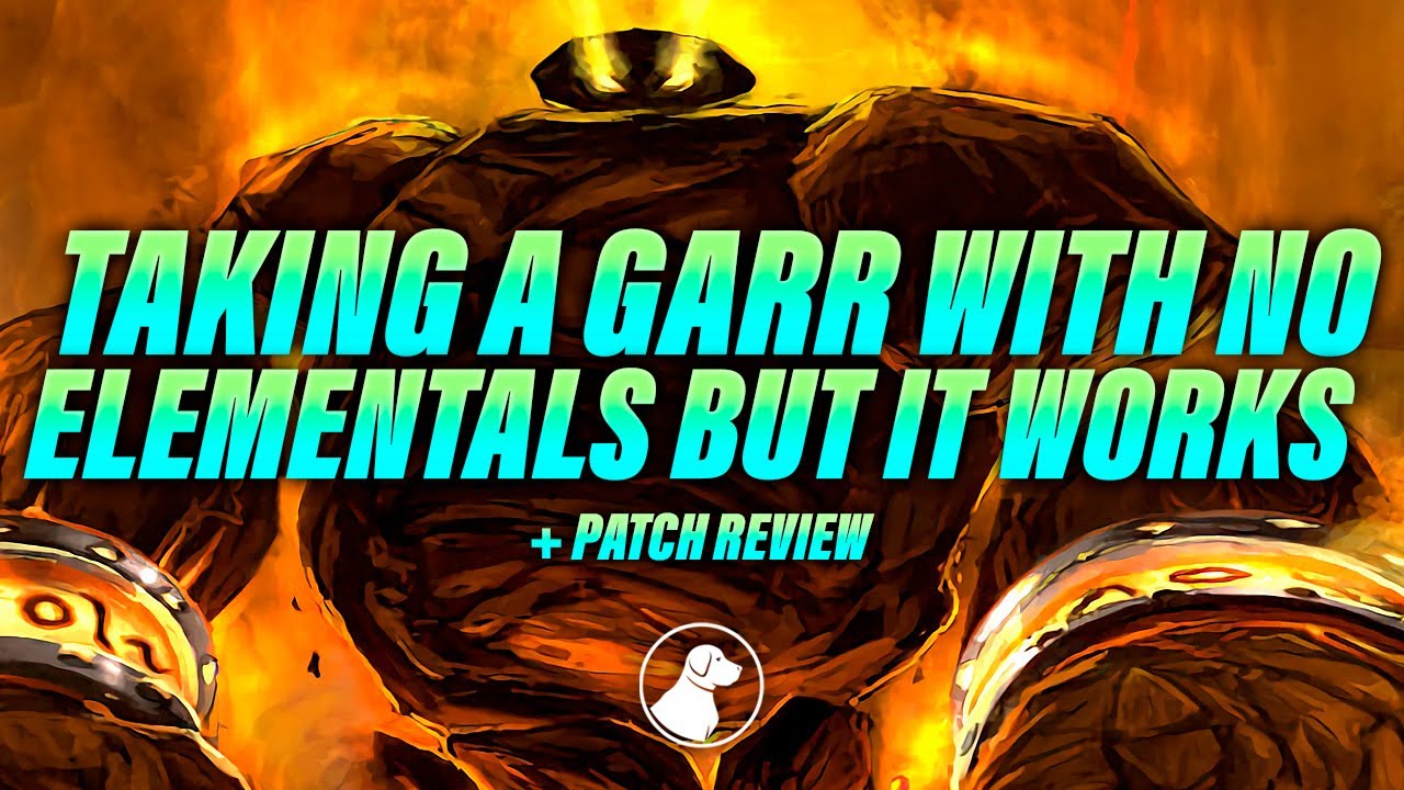 Taking a Garr with No Elementals But It Works + Patch Review | Dogdog Hearthstone Battlegrounds