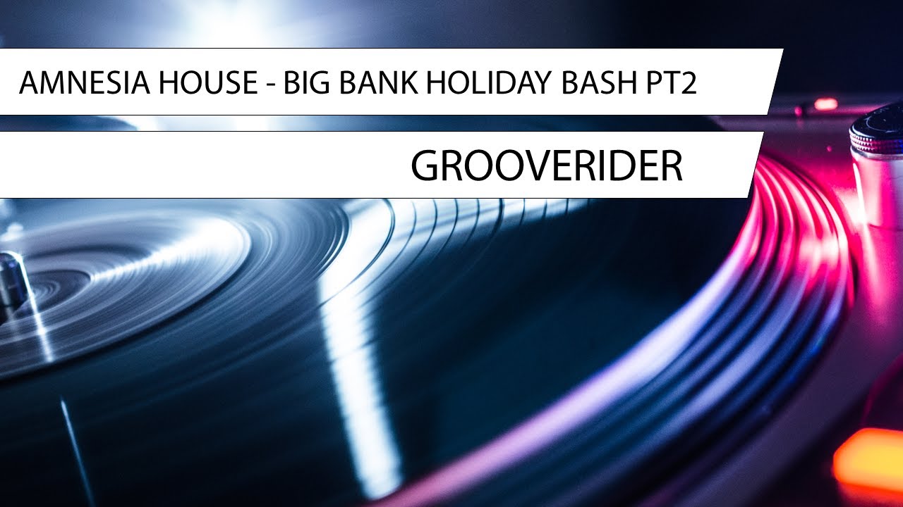 Grooverider | Amnesia House - Big Bank Holiday Bash Pt2 | Old School Jungle | DnB | DJ Set |