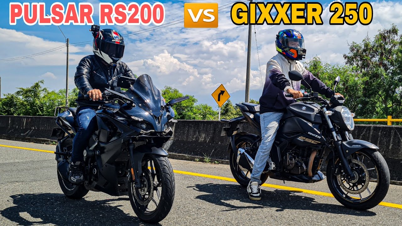¡BATALLA ÉPICA! 😱🔥PULSAR RS 200 VS SUZUKI GIXXER 250 DRAG RACE