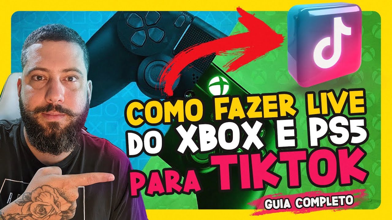 Como Fazer Lives Incríveis do Seu Xbox ou Playstation para o TikTok! #tiktoklive