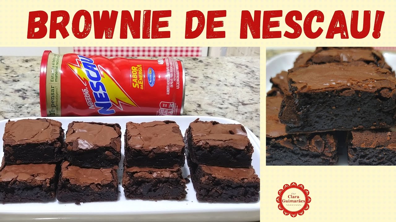 BROWNIE DE NESCAU DELICIOSO! Fácil e econômico