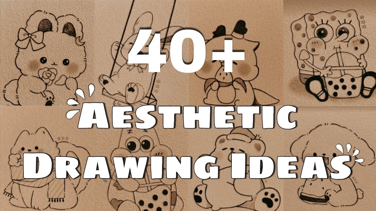 40+ Aesthetic Drawing Ideas✨