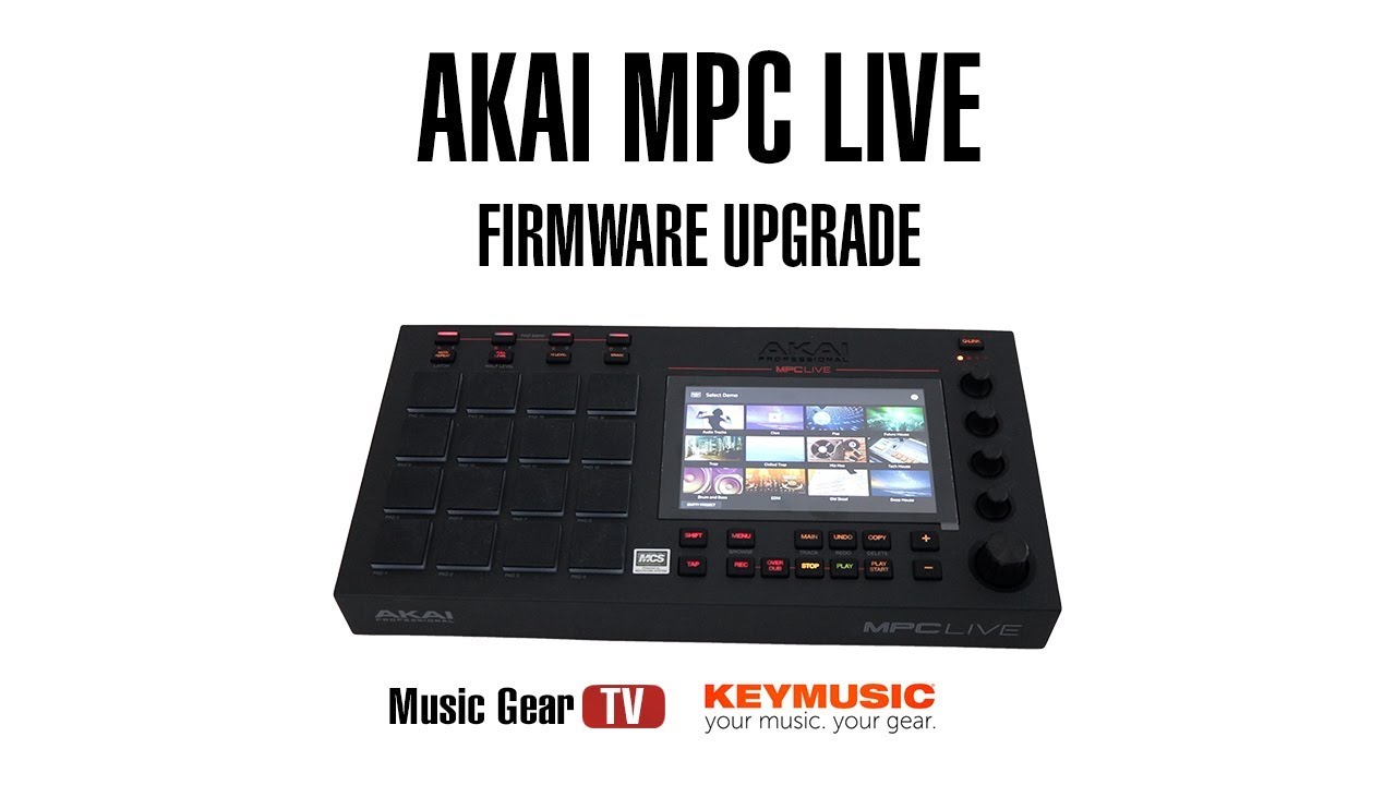 AKAI MPC LIVE firmware upgrade