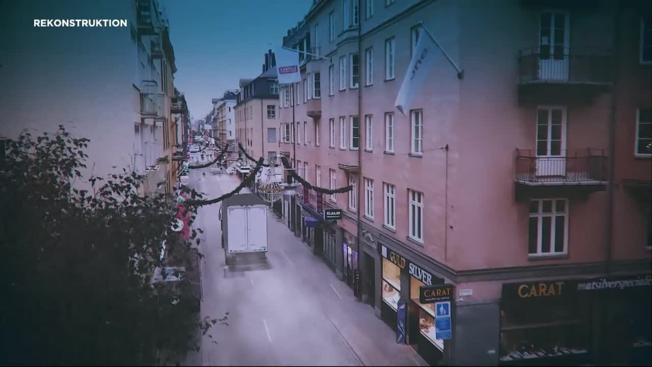 S&aring; gick attacken p&aring; Drottninggatan till - Nyheterna (TV4)