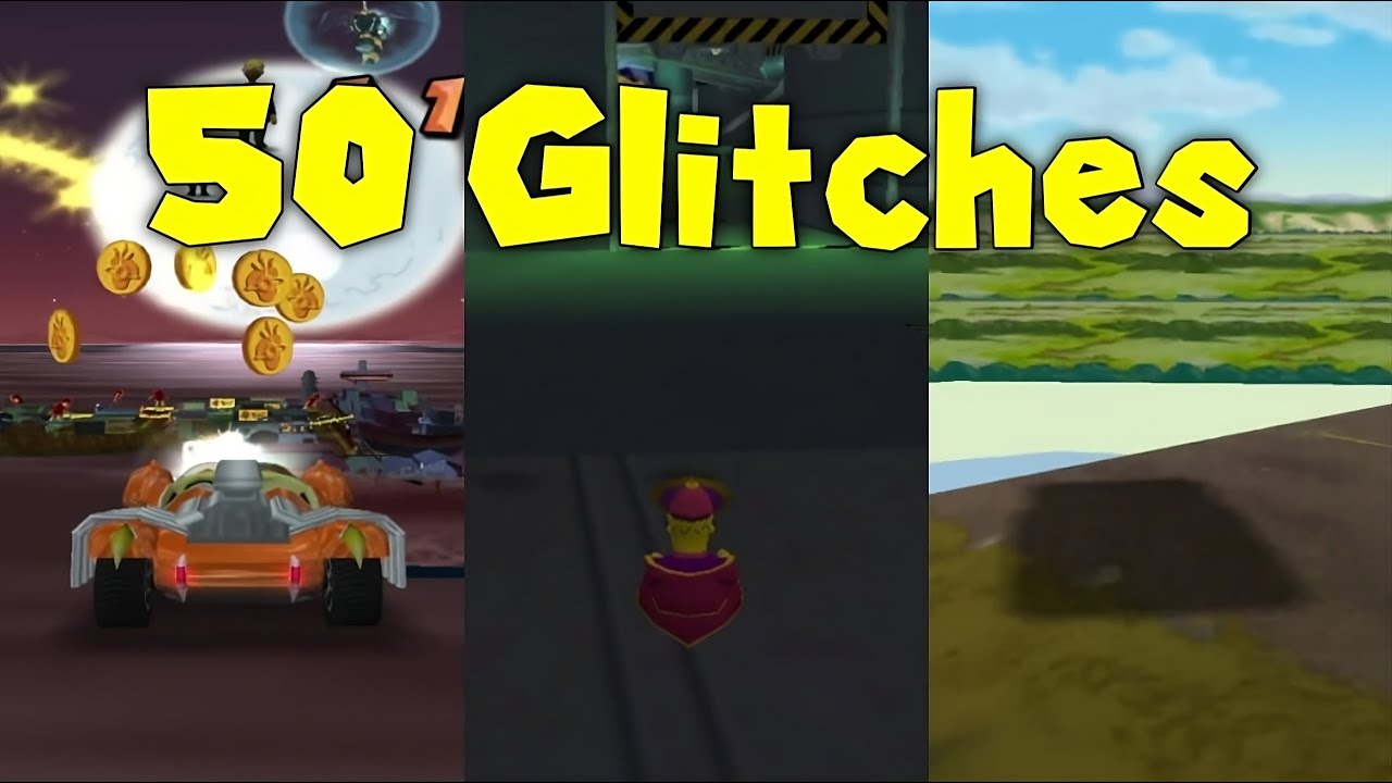 50 Best Glitches In The Simpsons Hit And Run