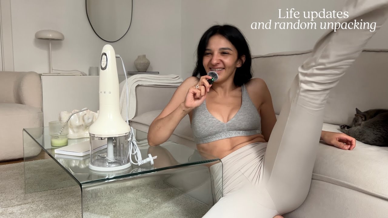 я вернулась 🤍 апдейты моей жизни и мини анпакинг 