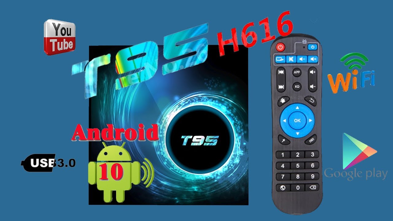 T95 Smart tv Box Android 10 Allwinner H616 Mali-G31 4-ядерный  4K тв бокс- T95 H616