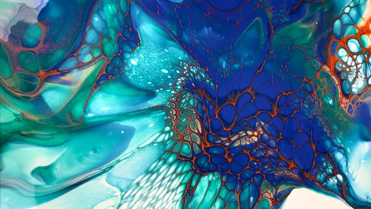 Fluid Art Bloom Technique | Easy Trick to Save Your Painting 
