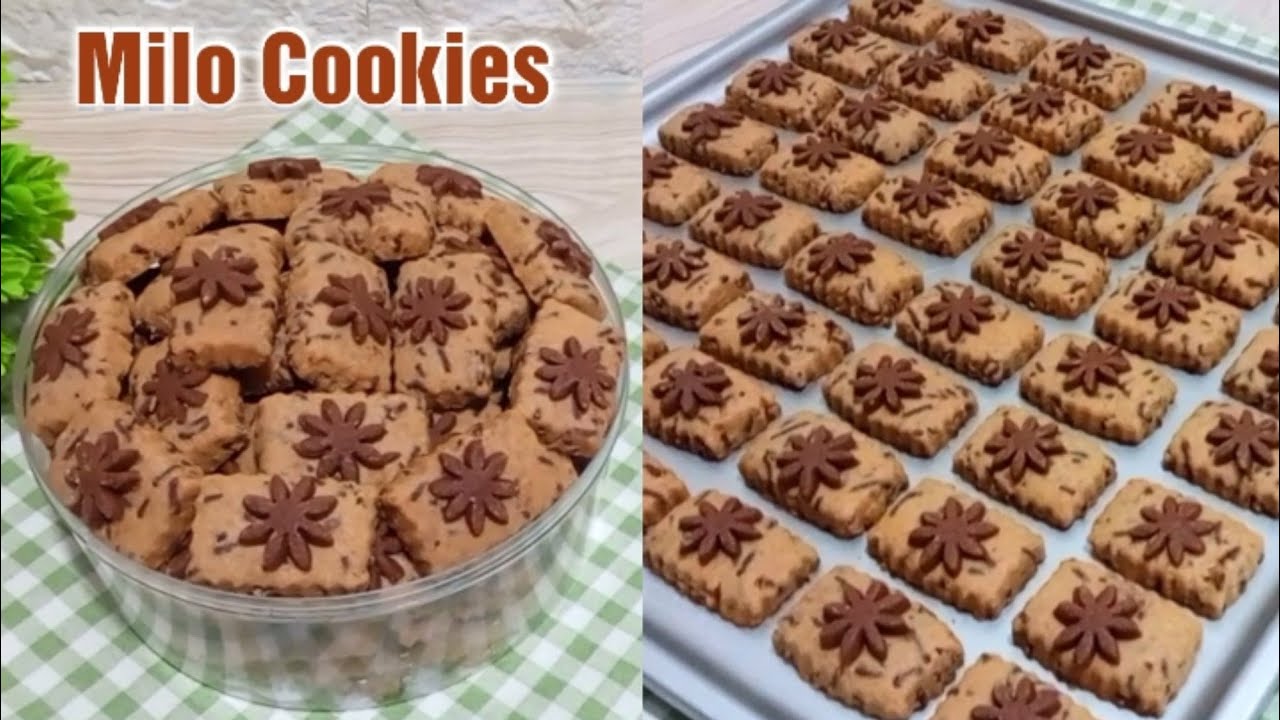 KUE KERING TERBARU 2023, MILO COOKIES, Enak dan Super Renyah