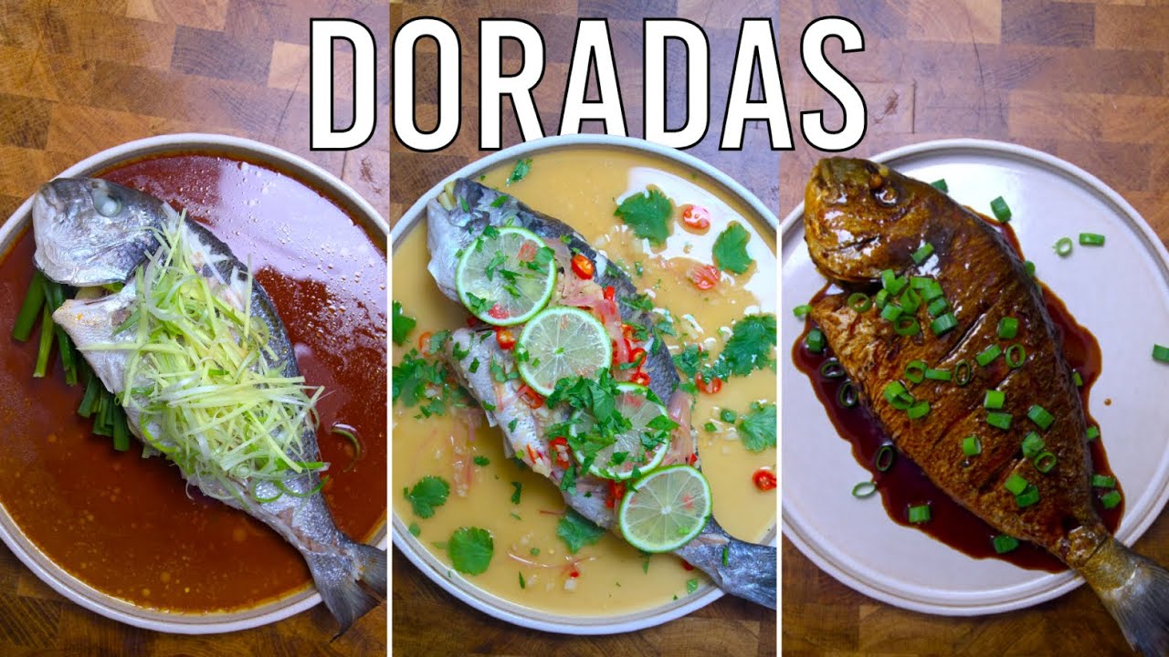 Tres formas diferentes de cocinar DORADA