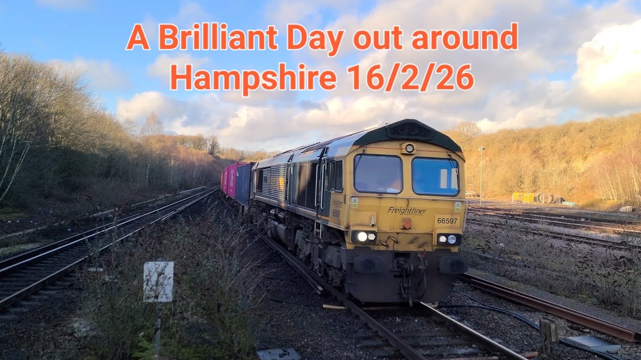 A Brilliant Day out around Hampshire 16/2/26 (4K 60fps)