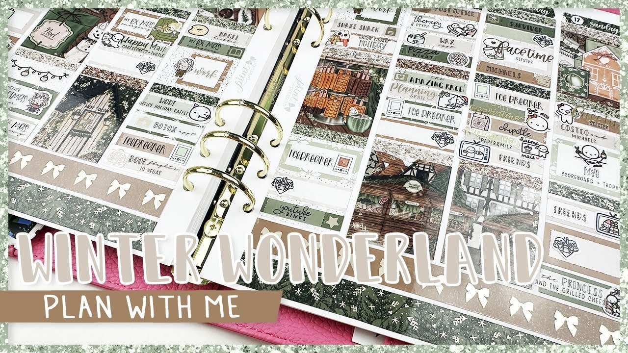 Plan With Me ⟡ Winter Wonderland (CaressPress Oct Myst.)