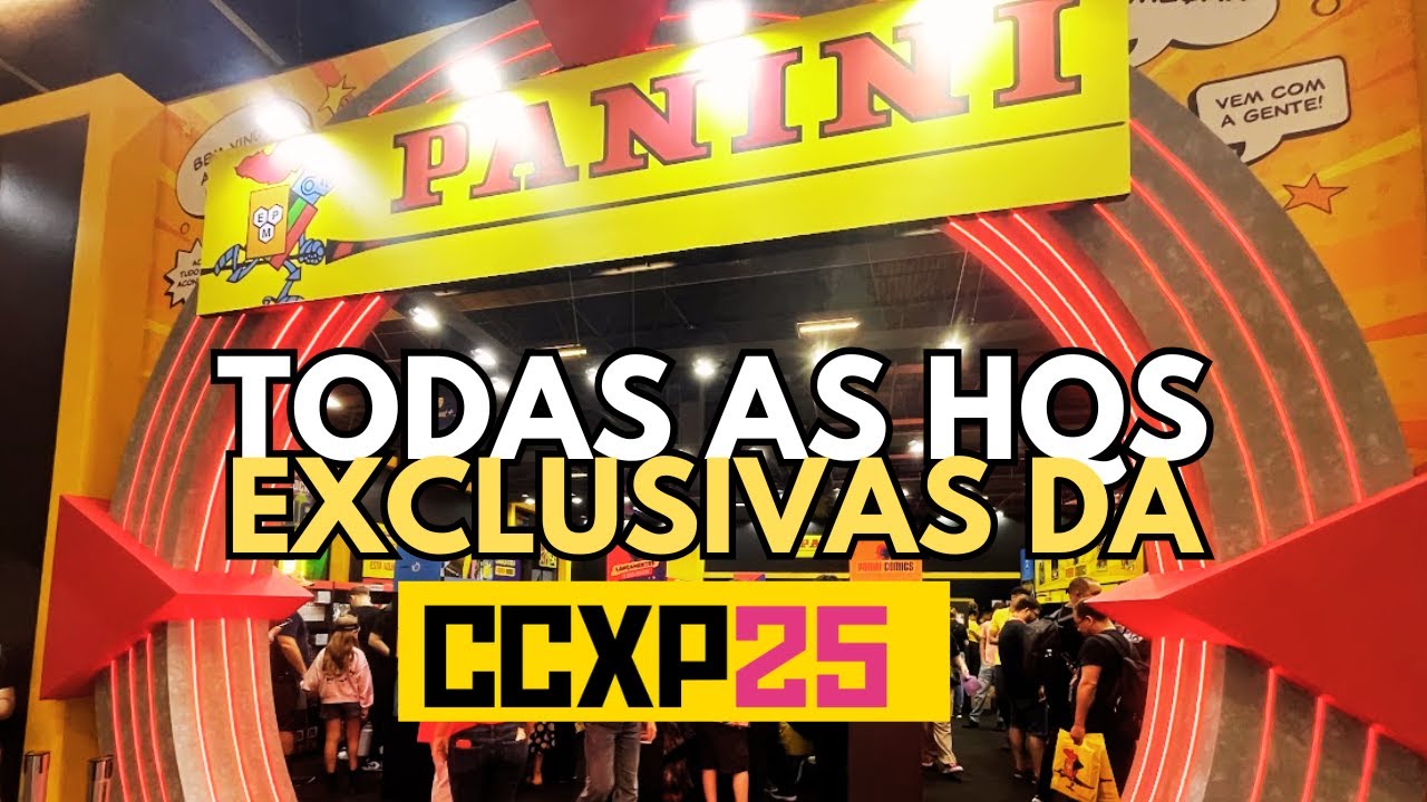 VISITANDO O STAND DA PANINI  NA CCXP 2025 | CAPAS VARIANTES E BOXES ESPECIAIS