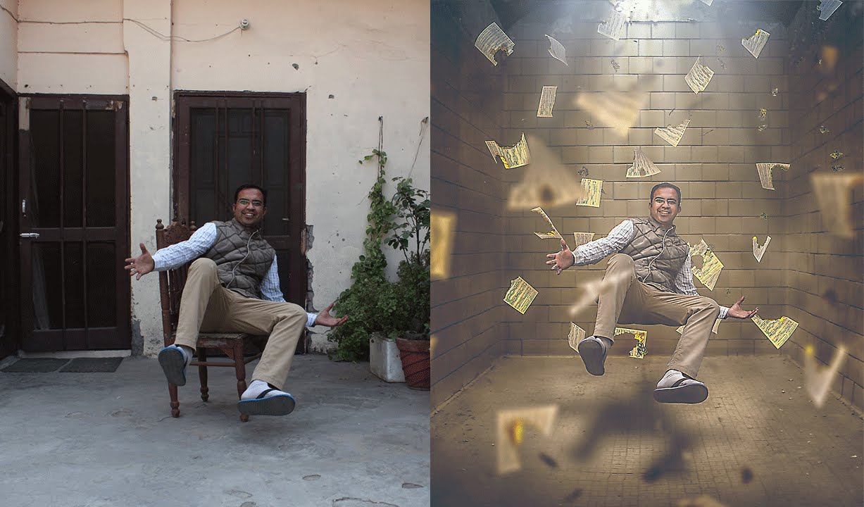 Hold me Photoshop Manipulation | Levitation Photo Effects Tutorial