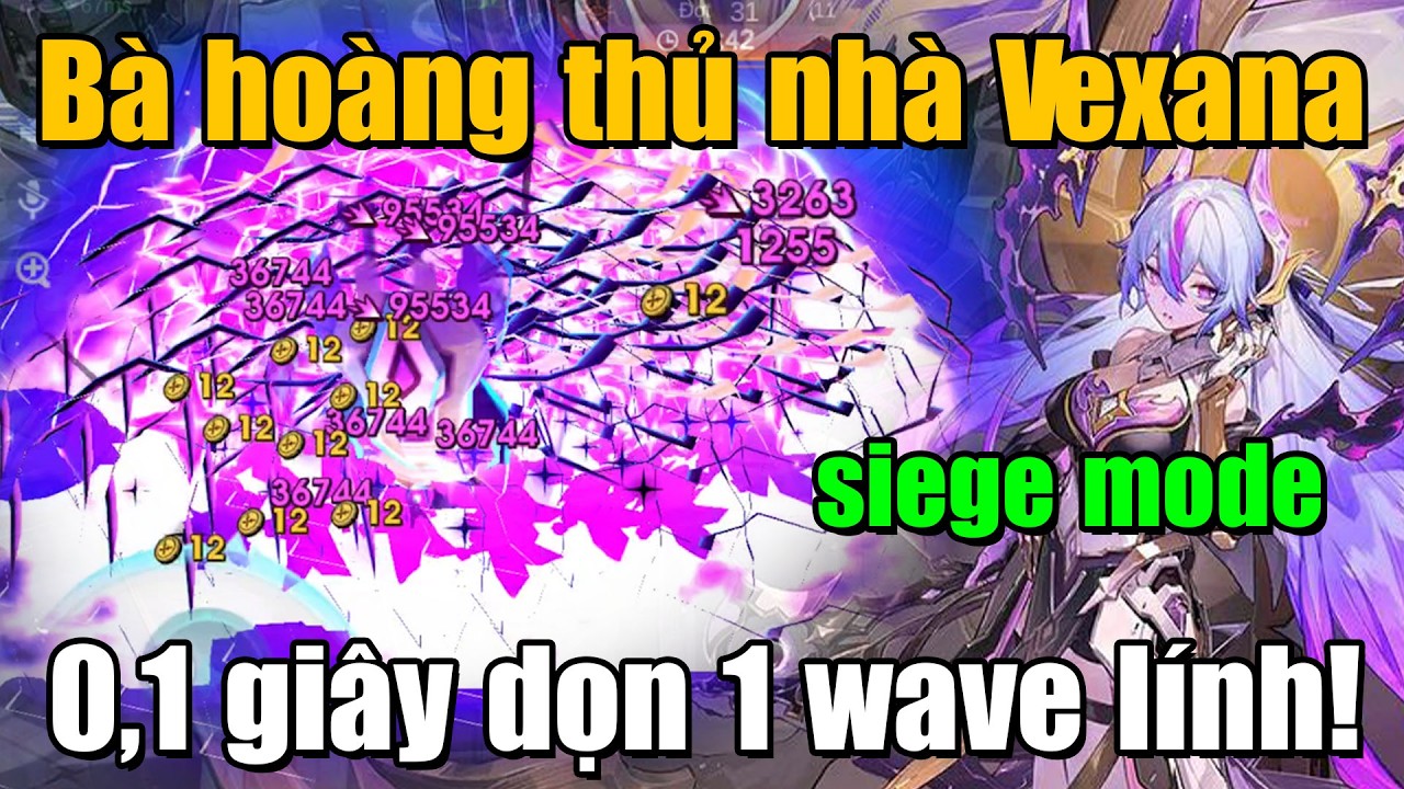 MLBB | VEXANA BÀ HOÀNG DỌN LÍNH MODE THỦ THÀNH VÔ HẠN! THẢ 2 ULTI 0,1 GIÂY XONG WAVE LÍNH! | Tốp Mỡ