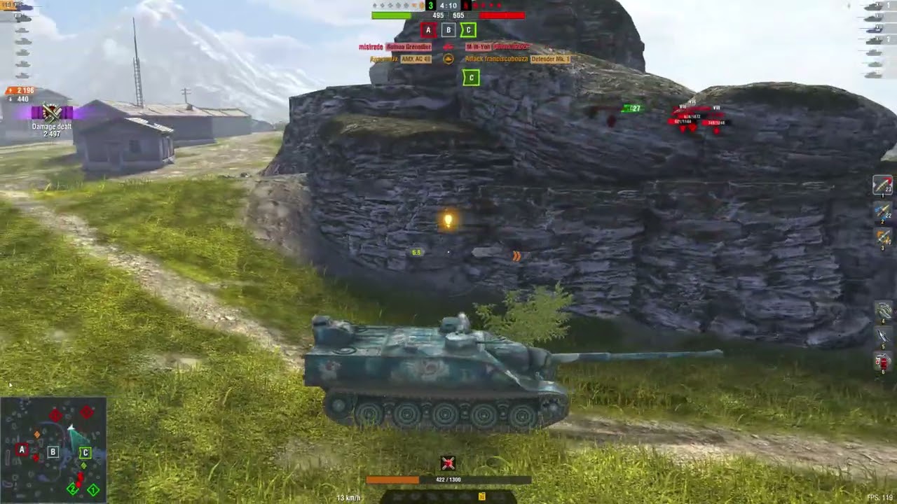 AMX AC mle. 48 Mastery on Falls Creek #wotblitz