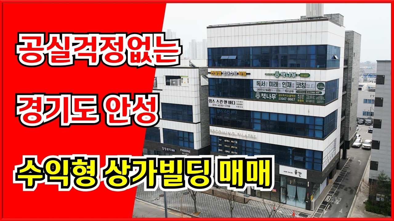 경기도 안성 상가빌딩 매매 공실걱정 없는 상가건물 꼬마빌딩 강력추천