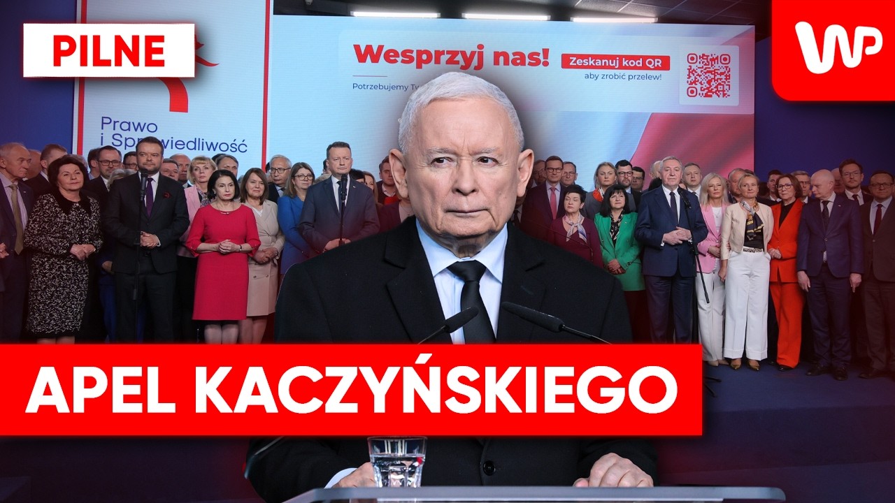 Kaczyński z apelem do Polak&oacute;w. 