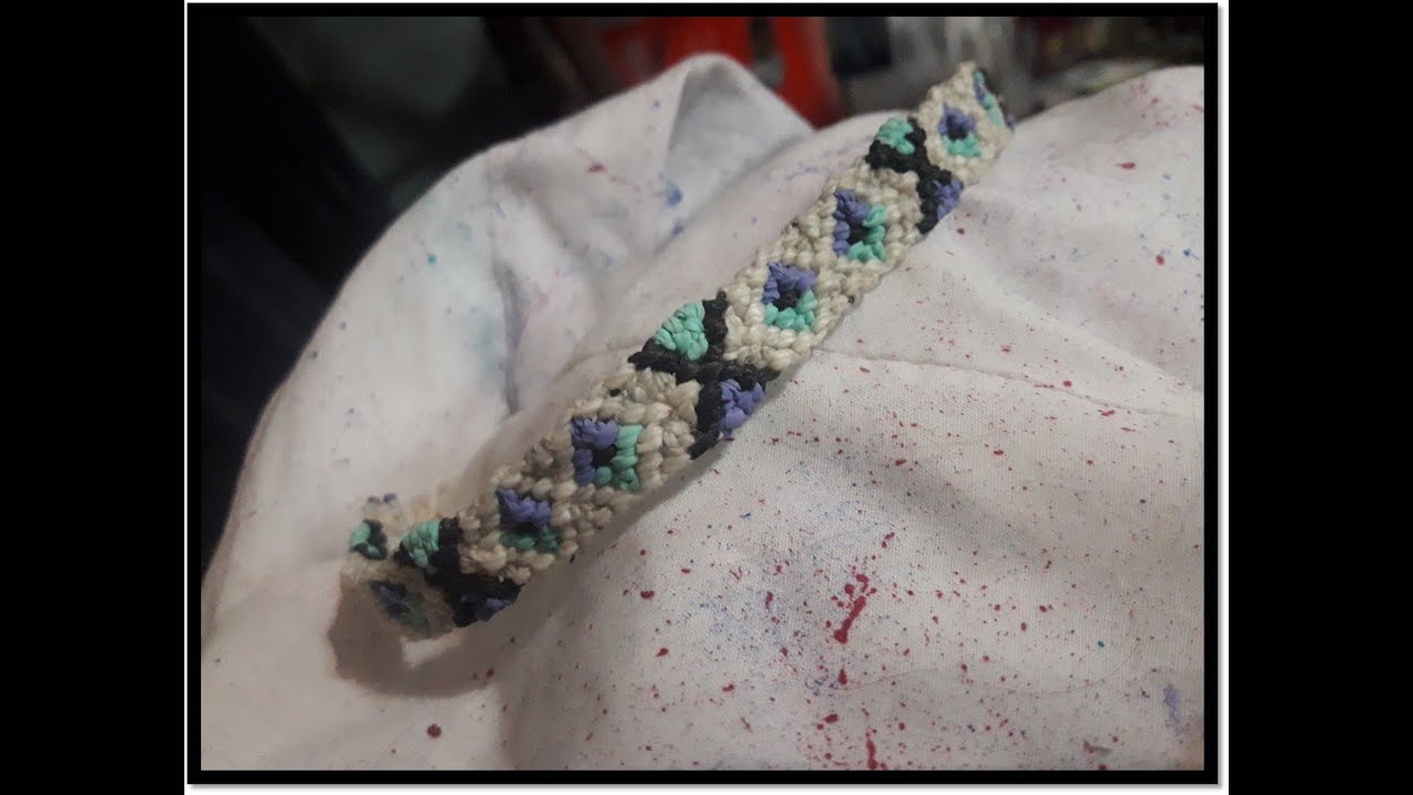 // Tutorial de Gargantilla en Macram&eacute; //