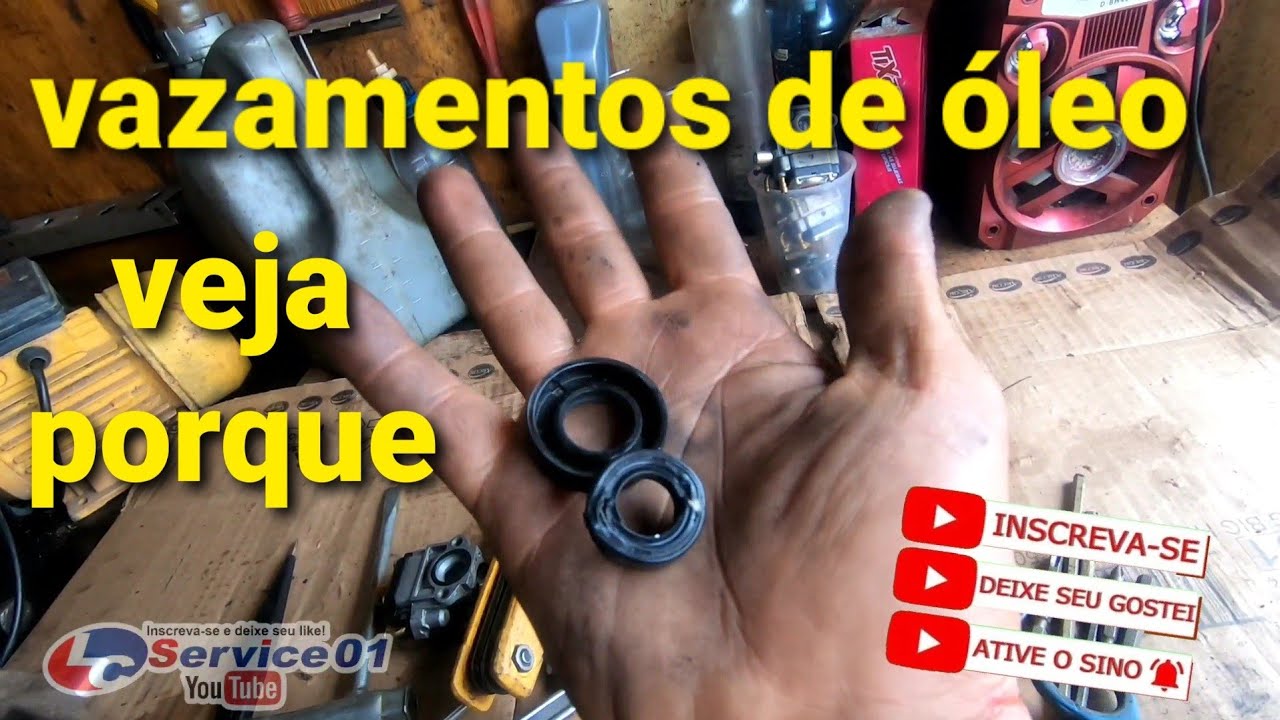 Roçadeira com vazamentos nos retentores do virabrequim #roçadeira #2tempos #lcservice01
