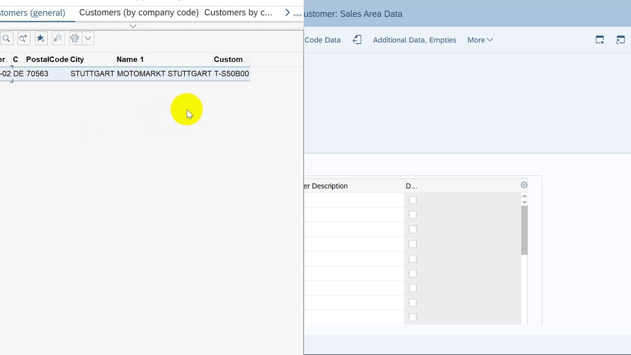 SCM600-Exercise 4.3 Change Customer Master Record (SAP SD Tutorial)