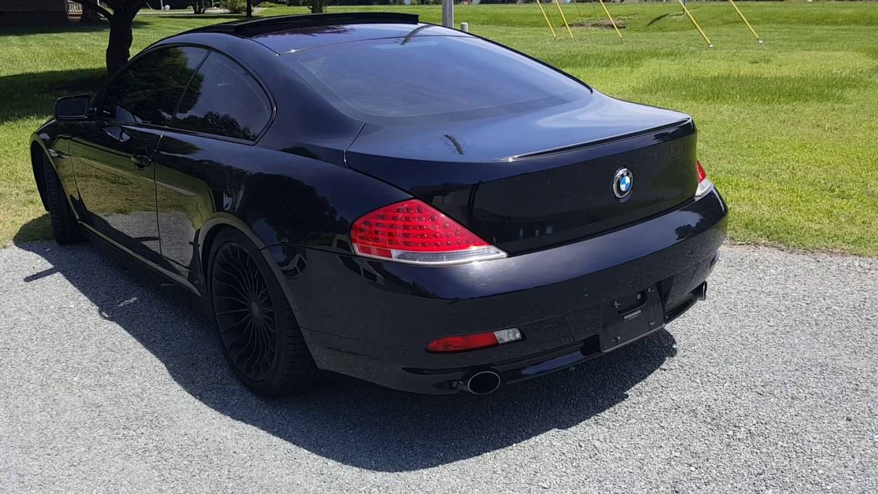 2007 BMW 650 straight pipe cold start and rev