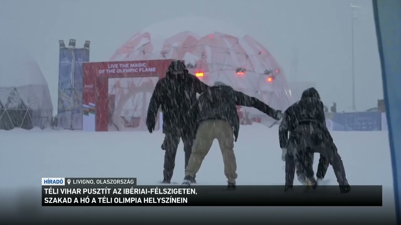 Szakad a hó az Olasz Alpokban